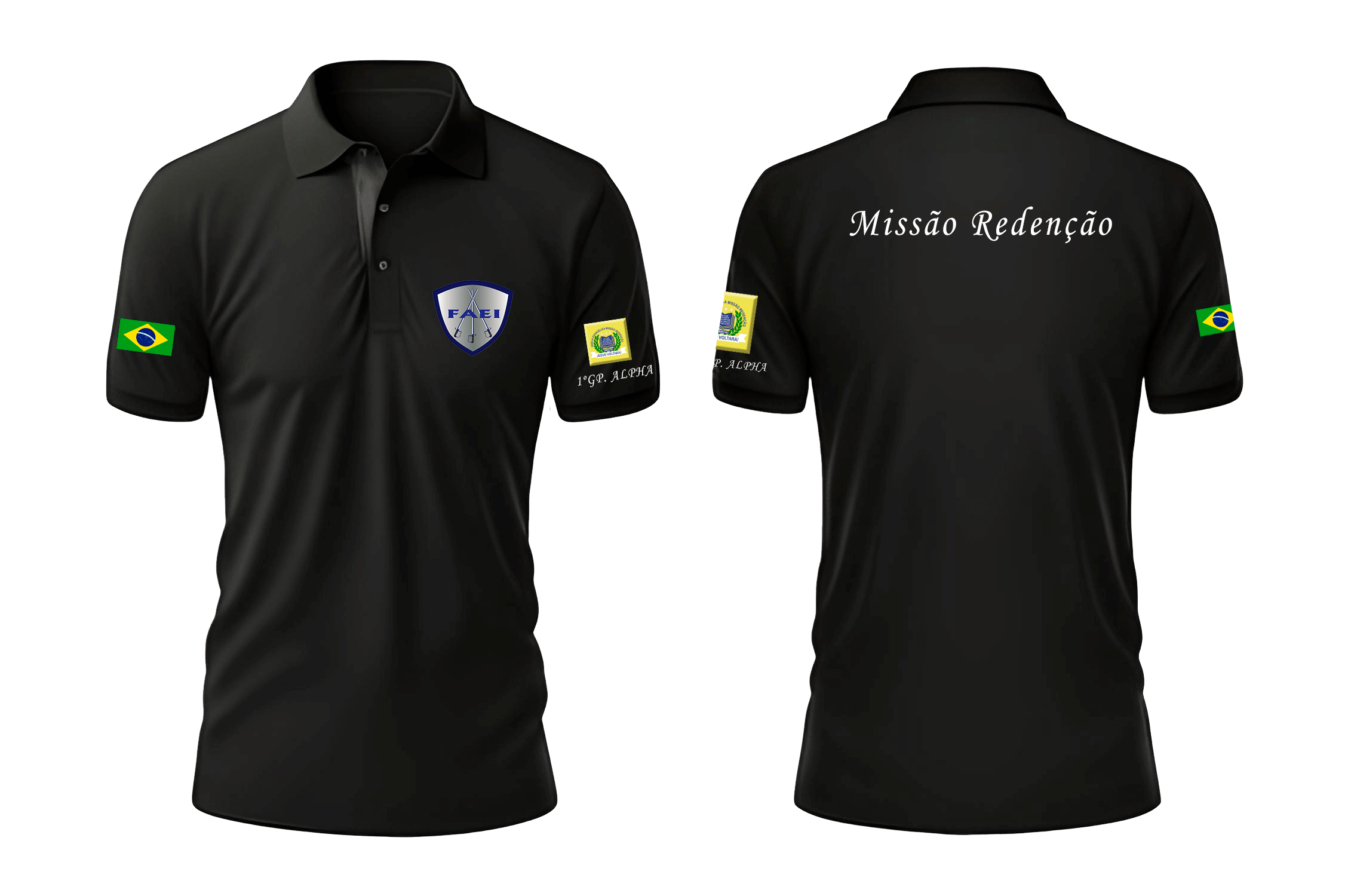 Camiseta Preta Do FAEI Camiseta Preta Do FAEI